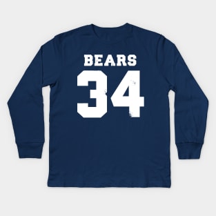 Walter Payton Sweetness Kids Long Sleeve T-Shirt